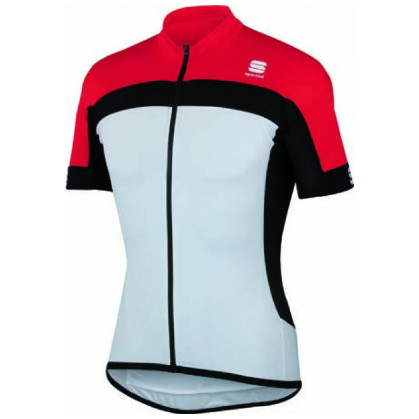 Sportful Pista fietsshirt wit/rood heren 1077-123